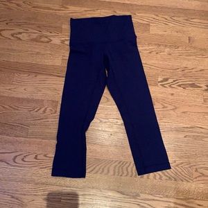 Lululemon wunder under cropped leggings